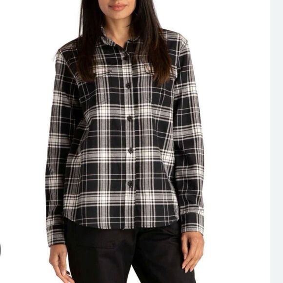 Tilley Brushed Flannel Plaid Shirt - Picture 3 of 6